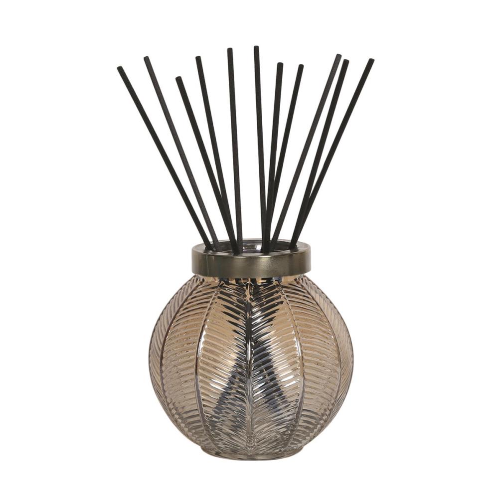 Aroma Amber Lustre Glass Large Reed Diffuser & 50 Fibre Reeds £9.56